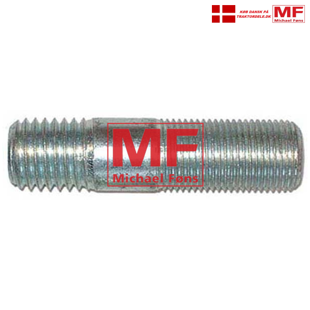 Stttebolt med mtrik/skive. Frersde-montage p liftdksel, MF35-65-100serie etc. 7/16UNCx38mm