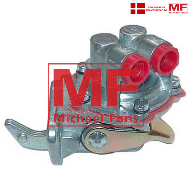 Fdepumpe m. pakning. Type uden slamglas, monteret med 2 bolte. MF135 og MF550 