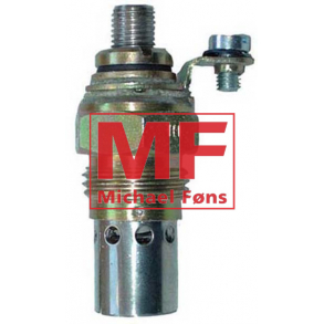 Forvarme-spiral med 22,2mm gevind og skrue-terminal, MF35/3-cyl. samt de sidste MF65/Mark1-ere.