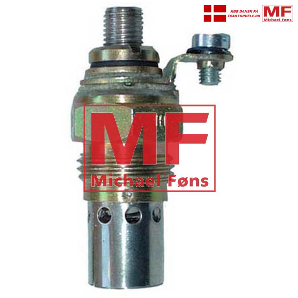 Forvarme-spiral med 22,2mm gevind og skrue-terminal, MF35/3-cyl. samt de sidste MF65/Mark1-ere.