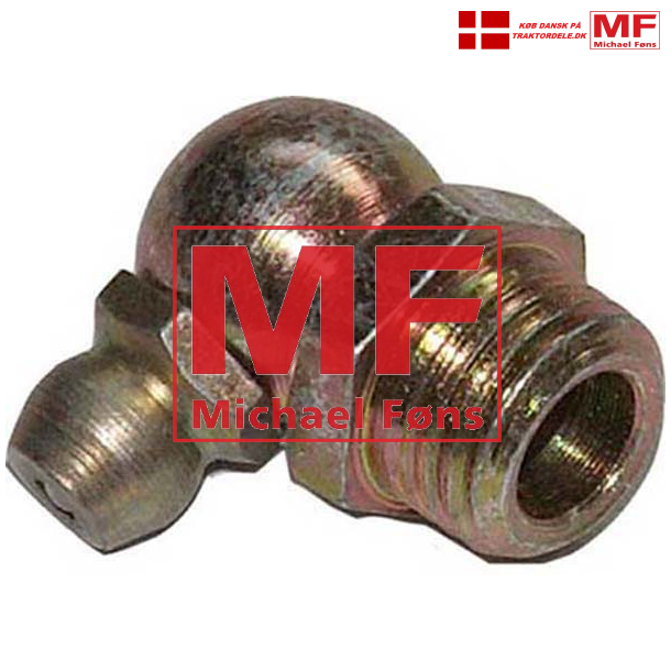 Lfteaksel-fedtnippel i dksel, MF135 og frem.