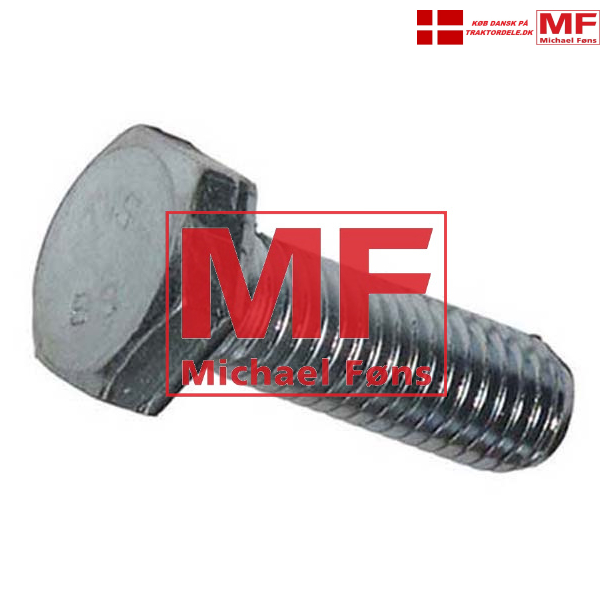 Boltest til trykdksel MF180908. St med 2 originale bolte+skiver.