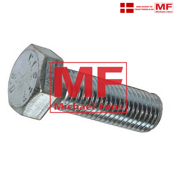 Blndbolt med kobberskive, ved returstuds i centerhus, MF135-165-175 