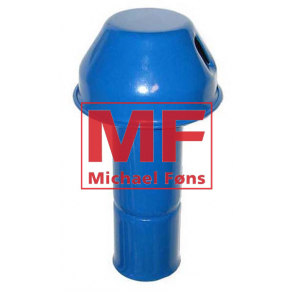 Luftindsugnings-hat til Fordson Major og Power-Major, bl. 58mm hul. Lngde 170mm op til hat.