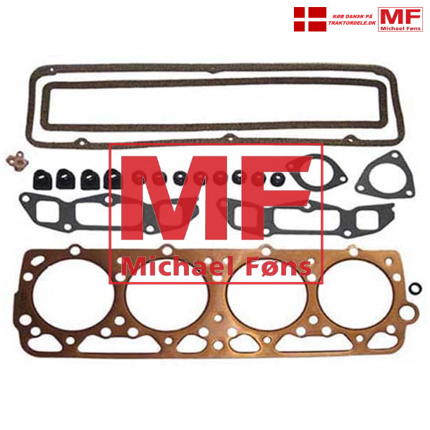 Toppaknings-st med fiber-pakning. Fordson Major, Power-Major og Super-Major