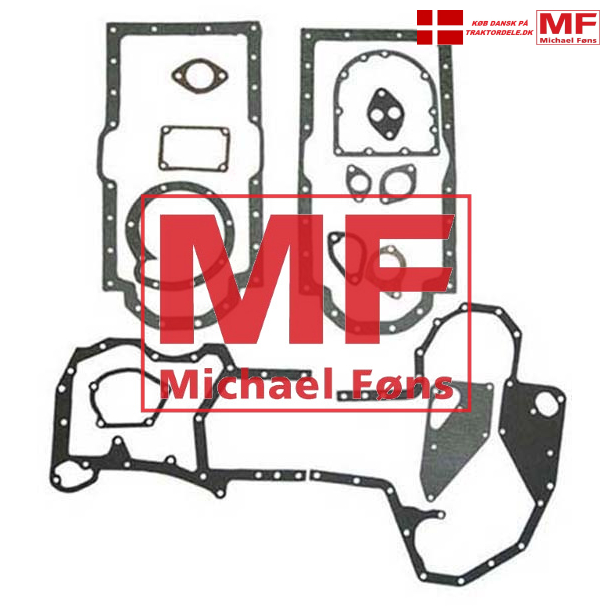 Motorblok-paknings-st, tyske International, 4-cyl.