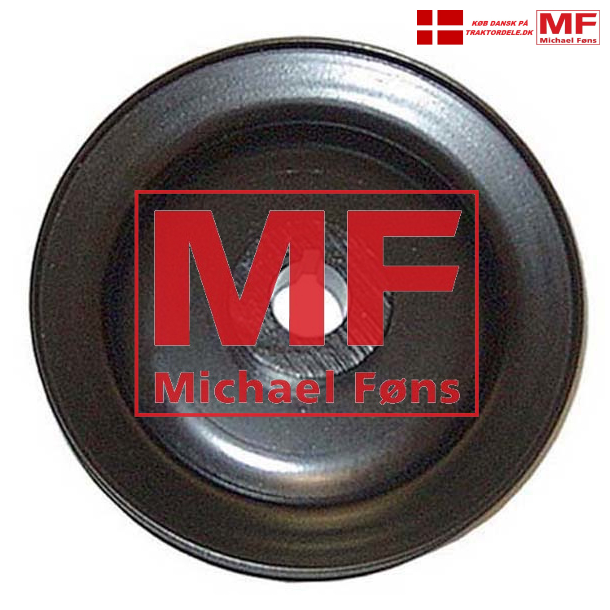 Dynamo-remskive 108mm, i plade med i-svejst nav. MF med dieselmotor, samt Fordson Major-er.