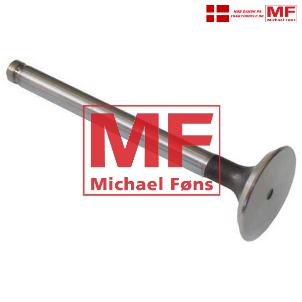 Udstdnings-ventil, 39,1mm. Fordson Major-er, ny type med lange Fjedre 34,5mm udv.