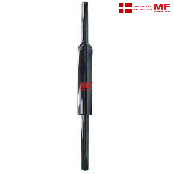 Lyddmper i sort emalje. 54mm tilgangshul, og total-lgd. 127cm. MF265-MF565-MF575 etc.