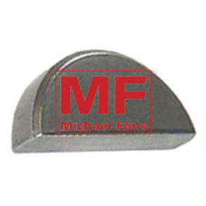 Forhjulsspindel-kile, 6,35mm. Fordson Dexta, Ford2000-3000-3600 med smal kile.