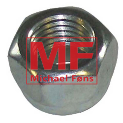 Bremse-trkstang med mtrik og afstandsskive, MF med trre bremser.