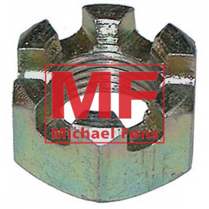 Liftarmsfste-kronemtrik med skive+split, Ferguson, MF35 samt MF135 med sm tappe