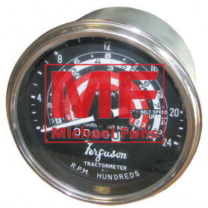 Traktormeter, Ferguson35 Benzin og diesel. Skala med mph...
