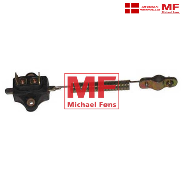 Stoplyskontakt med fjeder, til alle modeller. Sluttes ved trk i fjeder.