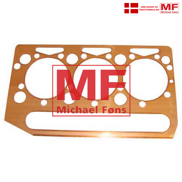 Ls toppakning i kobber. Perkins A3.144 og 152