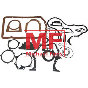 Motorbunds-paknings-st, 3-cyl Ford. Leveres med krumtap-pakdser.