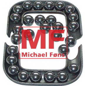 Styreflyttehoveds-repst, MF35X-MF135-MF240. St med 28kugler+bolte+rrdele