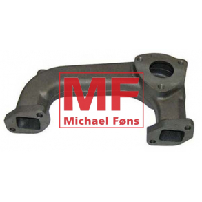 Udstdningsmanifold med vandret afgang. Tidlig type MF135