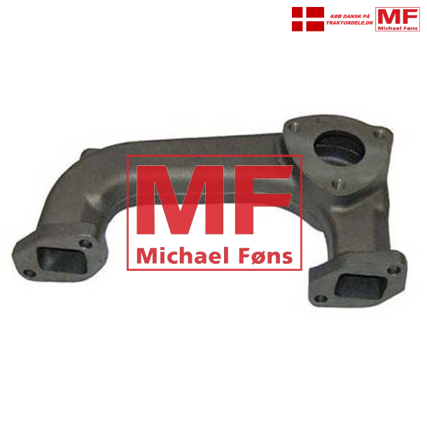 Udstdningsmanifold med vandret afgang. Tidlig type MF135