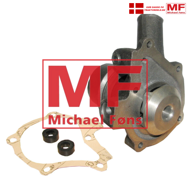 Vandpumpe med klemring i toppen. David-Brown 780-880-885. Slangestuds mod hjre.