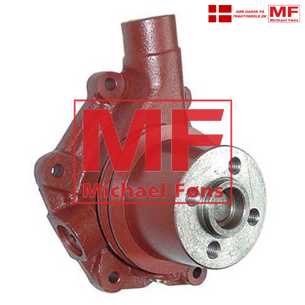 Vandpumpe med udbygget skovlhjul, Nyere rg. af David-Brown 990 samt 1490. Med pakning og klemring