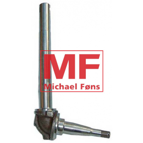 Forhjuls-spindel med mtrik+split, Venstre. Ford 2000-3000-4100. 32/34X298mm