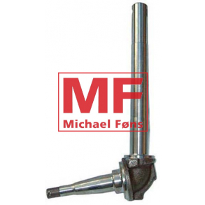 Forhjuls-spindel med mtrik+split, Hjre. Ford 2000-3000-4100. 32/34X298mm