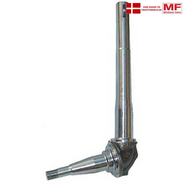 Forhjuls-spindel med mtrik+split, Venstre. Ford 4000. 37/32X306mm