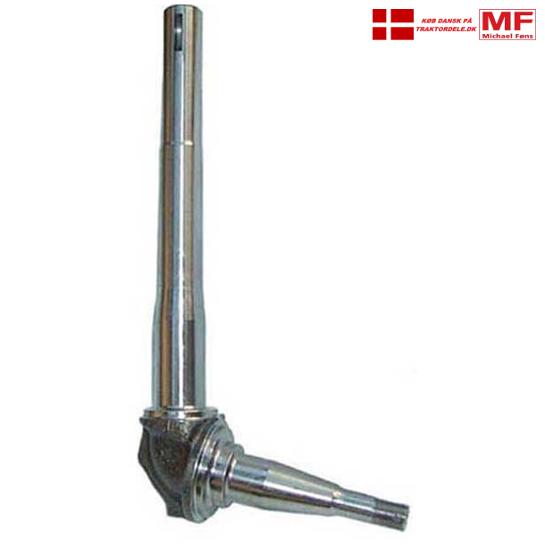 Forhjuls-spindel med mtrik+split, Hjre. Ford 4000. 37/32X306mm