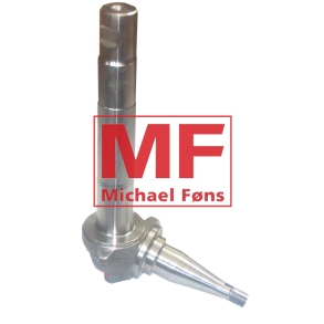 Forhjuls-spindel, Venstre. Ford5000-5600-7600 m.fl. Bedste kvalitet.!