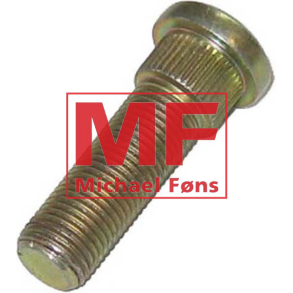 Forhjulsbolt til indpresning i HD-nav p MF65 m.fl.