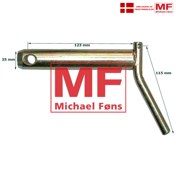 Topstangsplk med greb. Kategori 2=25mm