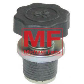 Oliepfyldnings-prop med drejehndtag. Ford 1000-serie samt 10-serie m.fl.