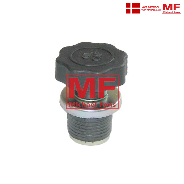 Oliepfyldnings-prop med drejehndtag. Ford 1000-serie samt 10-serie m.fl.