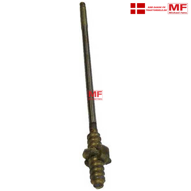 Rataksel med kugleflyttehoved. Ford5000 og 7000. Lngde 728mm