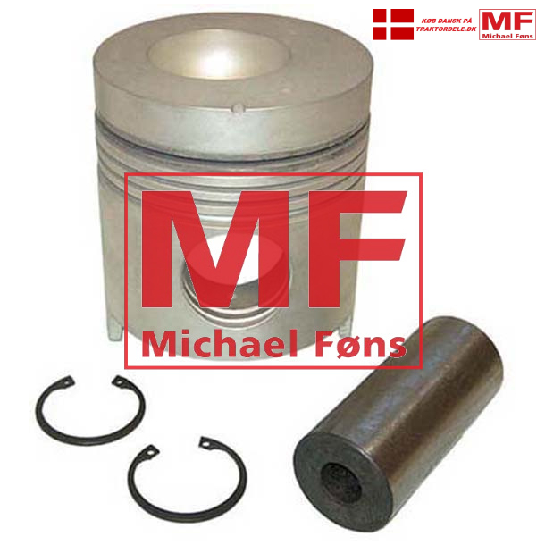 Stempel med ringe, til 111,76mm boring. Ford4000-5000-7000
