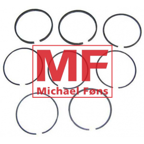 Stempelrings-st, lamel-type, til stbejernsforinger. Til Perkins A3 og A4 med 91,49mm boring.