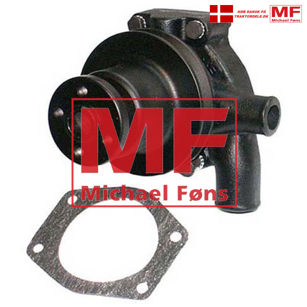 Vandpumpe med remskive med boltmnster i firkant-form, ny type Volvo 400Buster samt T430. 