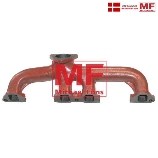 Udstdnings-manifold, Fordson Major. Med lige bolt-rkke.