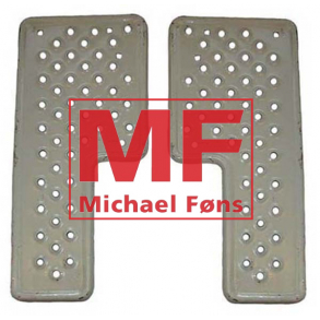 Trinbrdt-st med hul til diff-sprre-pedal. Fordson Super-Major