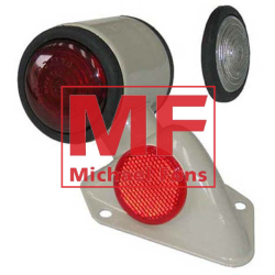 Skrmlygte-st, rd-hvid. Fordson Super-modeller samt Ford3000