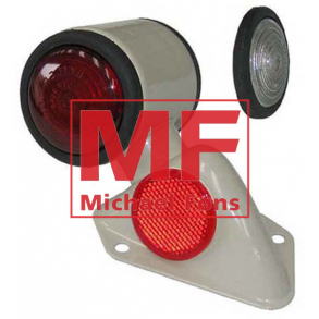 Skrmlygte-st, rd-hvid. Fordson Super-modeller samt Ford3000