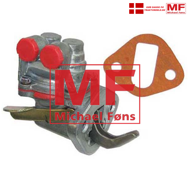 TOPKVALITET: Fdepumpe med pakning, Fordson Dexta diesel. Tung model i letmetal-legering..!