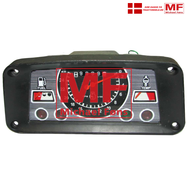 Instrument-klokke, med omdrejningstller, olietryk, ladelampe. Ford2000-3000-4000-5000