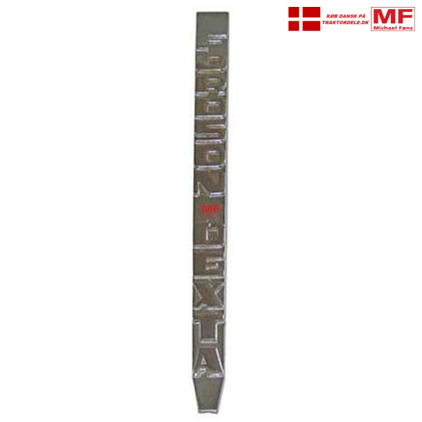 Eksklusiv kvalitet: Frontemblem, lodret-, Fordson Dexta. U-malet i topkvalitet.