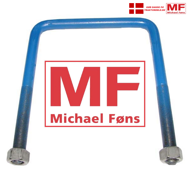 Bagskrms-monterings-U-bjle. 127mm bred indv, og kan ta op til 210mm i hjde.