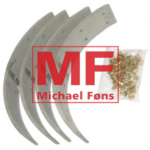 Bremsebelgnings-st, Fordson Major-er med tromlebremser.