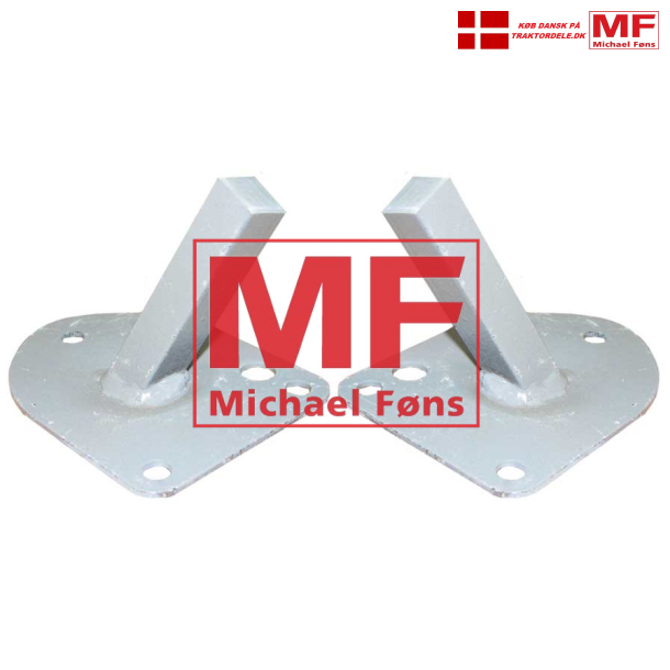 Baglygte-beslag-st til lygtest MF41728, Fordson Major