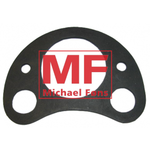 Gummiplade under aluplade ved kontrollamper, Dexta-er