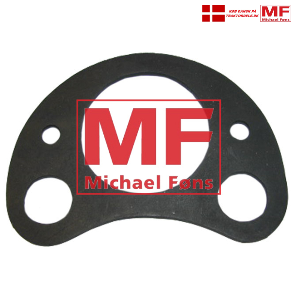 Gummiplade under aluplade ved kontrollamper, Dexta-er